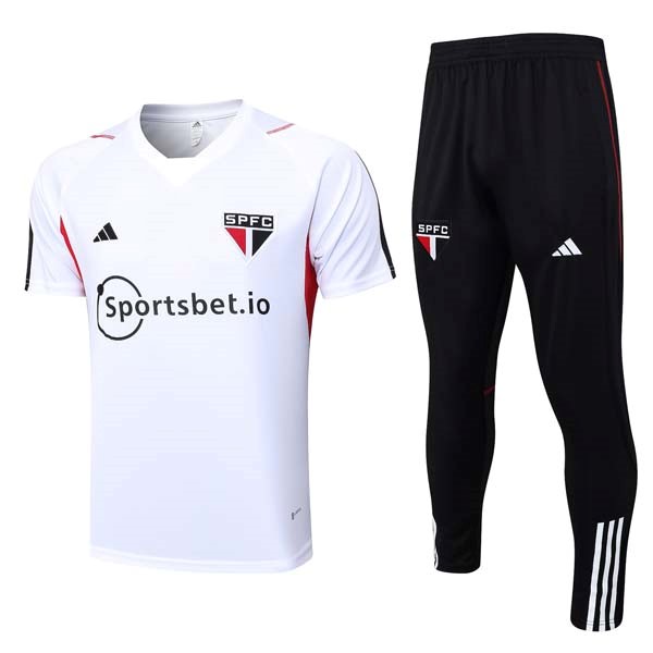 Camiseta Sao Paulo Conjunto Completo 2023/24 Blanco Negro